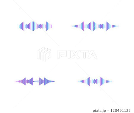 sound wave ilustration logo vector 128491125