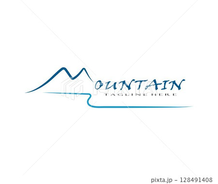Mountains Logo Template Mountains Logo Template 128491408