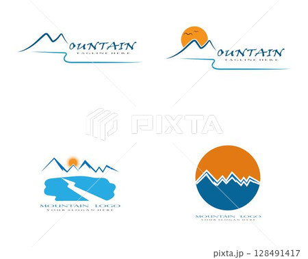 Mountains Logo Template Mountains Logo Template 128491417