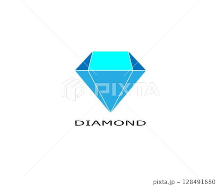 Diamond logo vector 128491680
