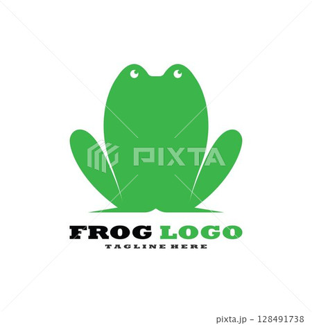 Frog Logo Template vector Frog Logo Template vector 128491738