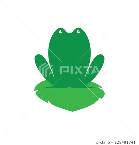 Frog Logo Template vector 128491741