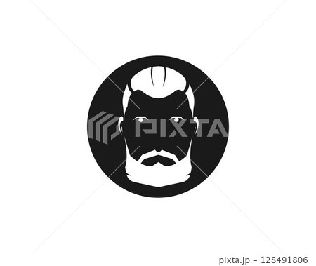 vintage barber shop logo vector 128491806