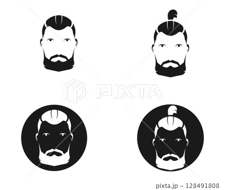vintage barber shop logo vector 128491808