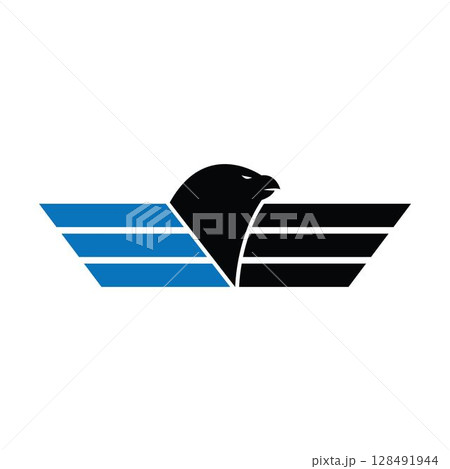 Falcon Wing Logo Template vector icon design 128491944