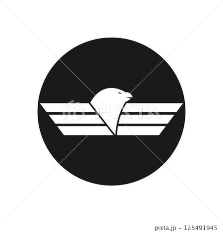 Falcon Wing Logo Template vector icon design 128491945