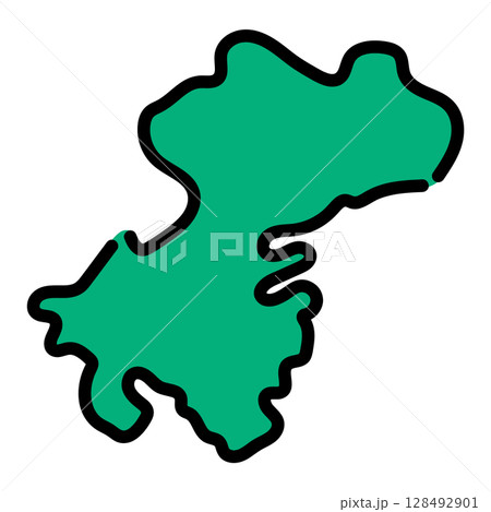 手書き_アゼルバイジャン_ホジャヴェンド_ベクター素材 128492901