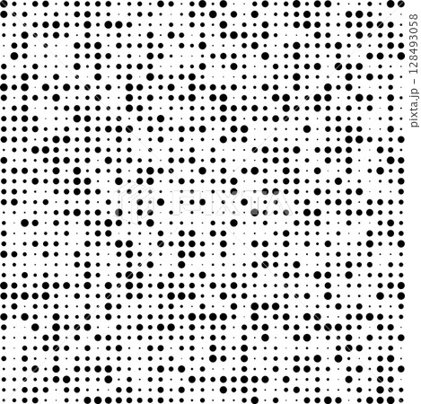 Monochrome dotted halftone backdrop. Abstract black circle Monochrome dotted halftone backdrop. Abstract black circle 128493058