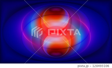 Bright rainbow background. 3D soft gradient phone wallpaper 128493106