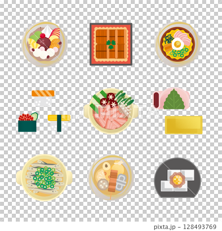 東京美食插圖集2 東京美食插圖集2 128493769