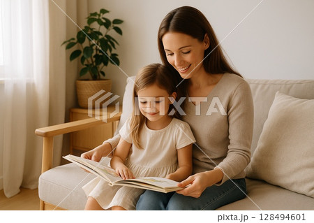 親子の学びの時間｜絵本を通じて育む 128494601