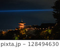 清水寺　ライトアップ 128494630