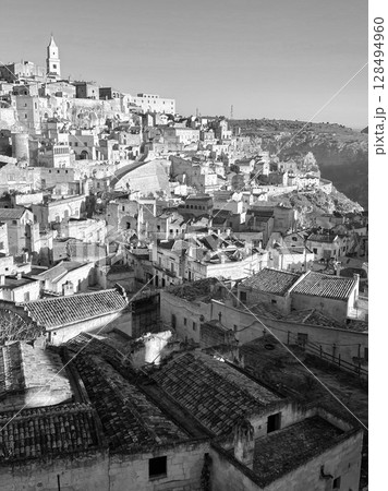南イタリアの世界遺産　マテーラの洞窟住居群 128494960