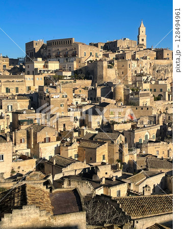 南イタリアの世界遺産　マテーラの洞窟住居群 128494961