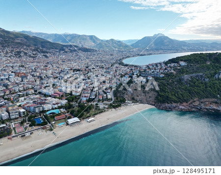 Coastal city landscape. High quality photo 128495171