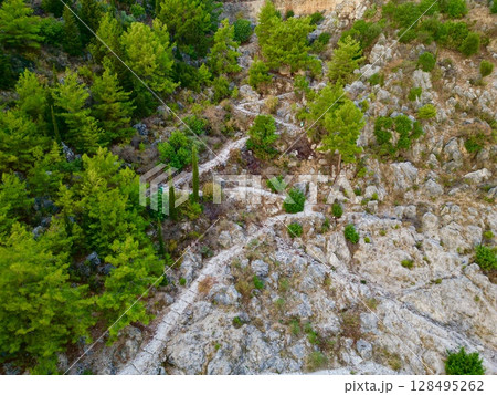 fortress on a rock near the sea coast fortress on a rock near the sea coast 128495262