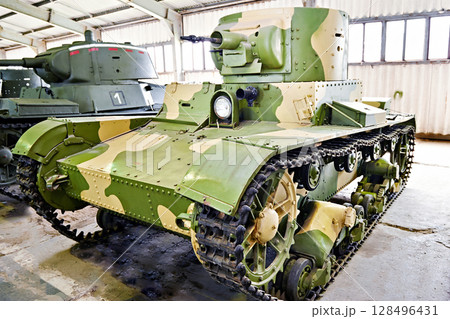 Soviet flame-throwing tank OT-130 128496431
