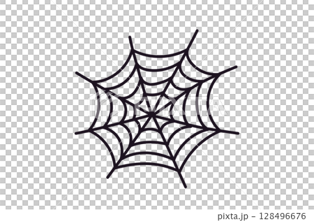 萬聖節的簡單蜘蛛網插圖 萬聖節的簡單蜘蛛網插圖 128496676