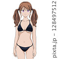 水着を着た女性 128497512