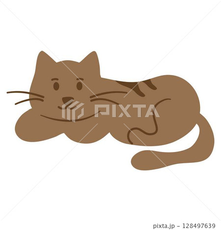 Cute and funny cats, Cartoon cat or kitten characters design 128497639