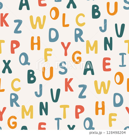 colorful letters seamless pattern colorful letters seamless pattern 128498204