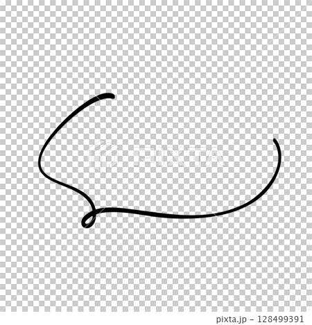 Speech bubble handwritten simple loose cute 128499391