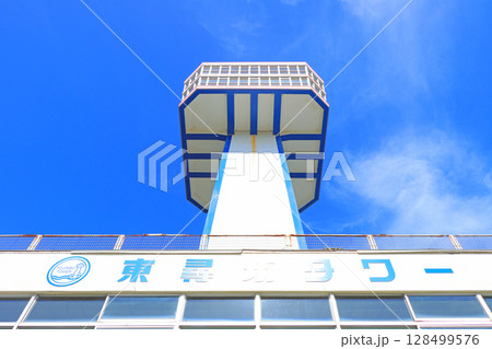 福井県坂井市、東尋坊タワーの風景 128499576