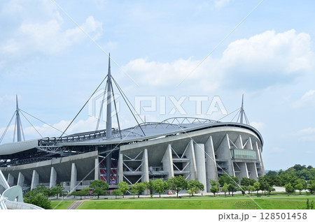 豊田大橋からの外観(豊田スタジアム) 豊田大橋からの外観(豊田スタジアム) 128501458