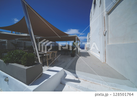 ギリシャのサントリーニ島の美しい風景 128501764