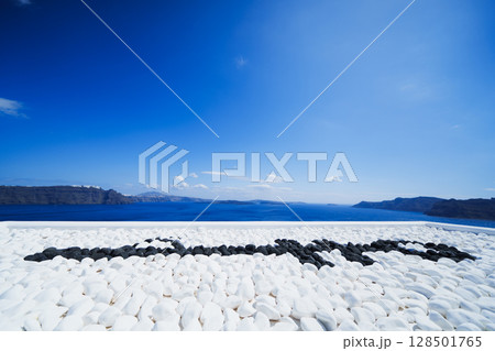 ギリシャのサントリーニ島の美しい風景 ギリシャのサントリーニ島の美しい風景 128501765