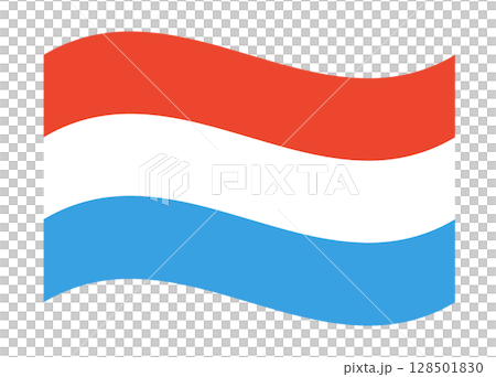Beautiful Design of Waving Luxembourg National Flag Beautiful Design of Waving Luxembourg National Flag 128501830