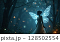 夜と妖精の幻想的なイメージ 128502554