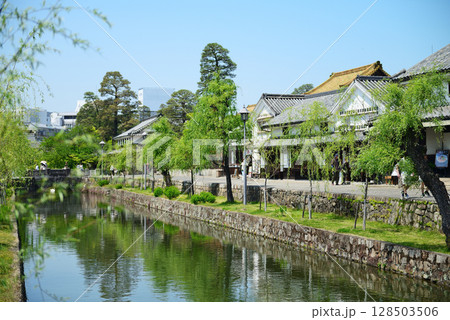 岡山県 倉敷市 倉敷美観地区 岡山県 倉敷市 倉敷美観地区 128503506