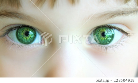 Stunning Green Eyes Child Portrait 128504919