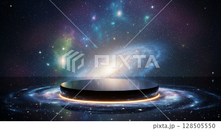 pedestal in space with stars pedestal in space with stars 128505550