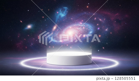 pedestal for display with light glow pedestal for display with light glow 128505551