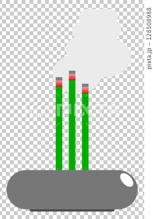 在追悼會或葬禮上燒香紀念祖先的插圖 在追悼會或葬禮上燒香紀念祖先的插圖 128508988