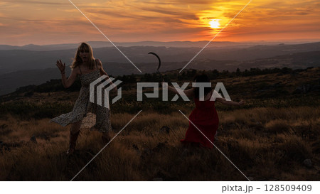 Duel at Sunset 128509409