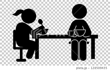 兒童進食象形圖 128509435