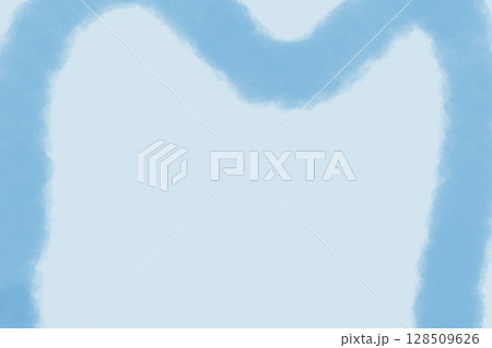 イラスト素材: 水色の抽象画 128509626