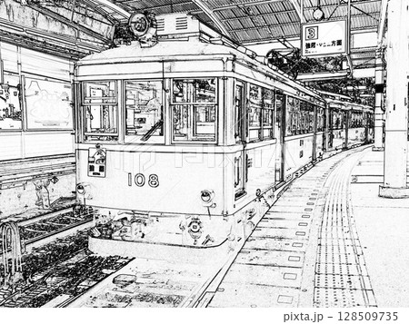 登山電車 128509735