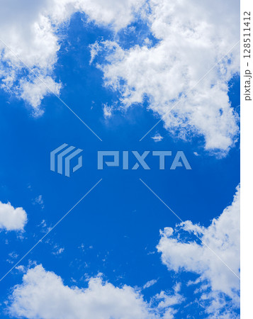 青い空白い雲 青い空白い雲 128511412