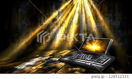 Glowing light streaks abstract background image Glowing light streaks abstract background image 128512333