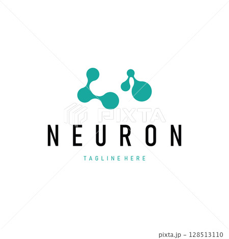 minimalist neuron logo design with cell silhouette dna neuron atom illustration symbol template minimalist neuron logo design with cell silhouette dna neuron atom illustration symbol template 128513110