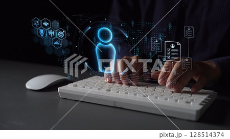 Digital Human Resource and Online Recruitment Technology Muxer Digital Human Resource and Online Recruitment Technology Muxer 128514374
