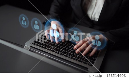 Digital Human Resource and Online Recruitment Technology Muxer Digital Human Resource and Online Recruitment Technology Muxer 128514408