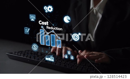 Digital Cost Reduction Strategy for Business Optimization Muxer 128514423