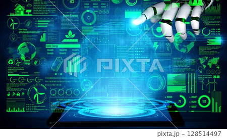 AI Supporting Green Business and Sustainable Growth AI Supporting Green Business and Sustainable Growth 128514497