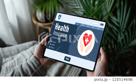 Health insurance web site brisk registration system 128514696