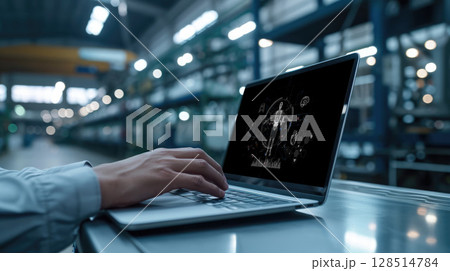Medical science technology and futuristic healthcare computer software brisk 128514784